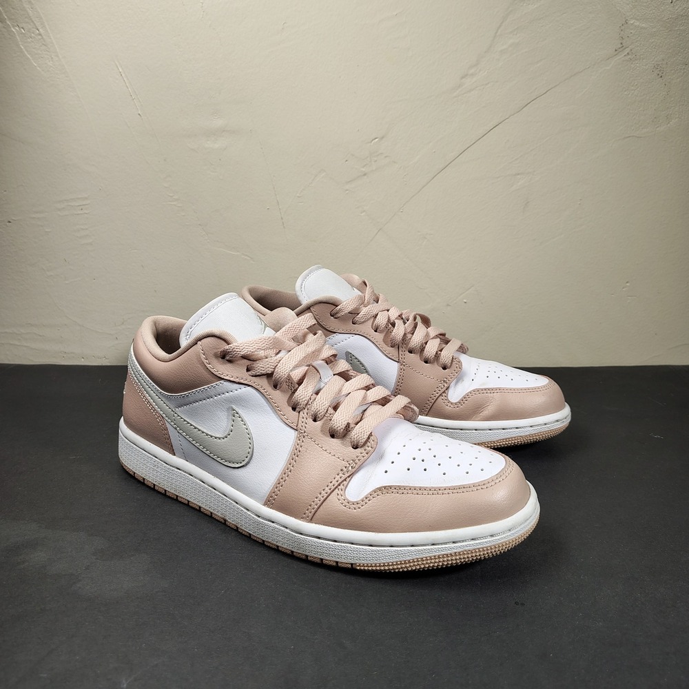 Nike Air Jordan 1 Low Particle Beige White DC0774-120 Womens 9.5 No Insoles